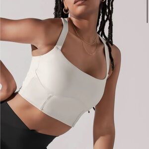 Popflex Daphne Corset Crop Top - Light Sand